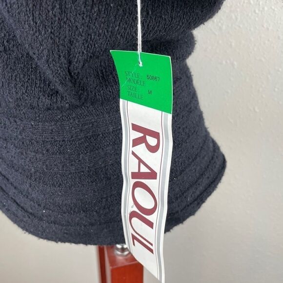 NWT Raoul Black Handed Embroidered Sweater Top - Picture 6 of 8